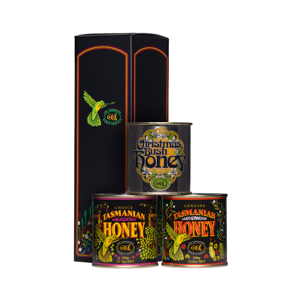 Tasmanian Honey 3*350g Metal Can Gift Set (Not For Sale In WA)