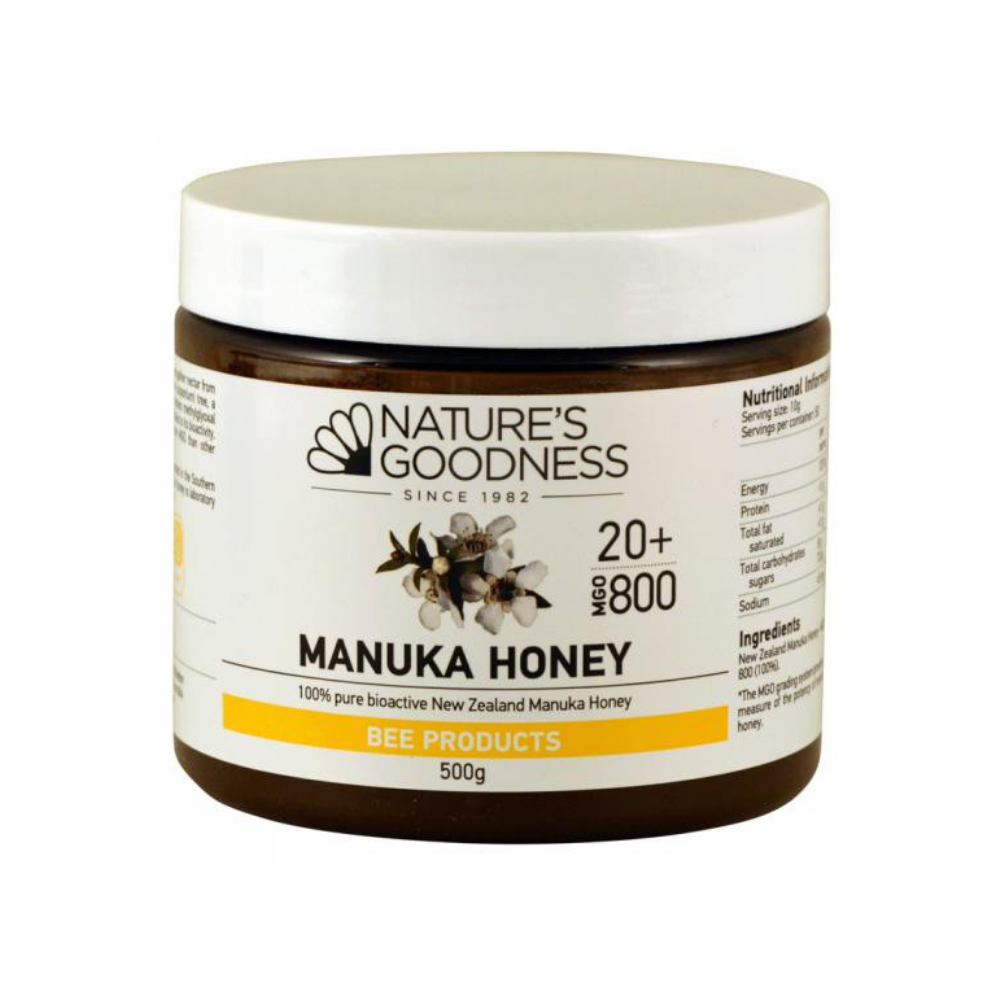 Nature's Goodness Manuka Honey MGO800+ 500g (Not For Sale In WA)