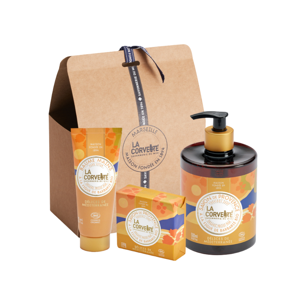 La Corvette DELICES DE MEDITERRANEE Organic Prickly Gift set