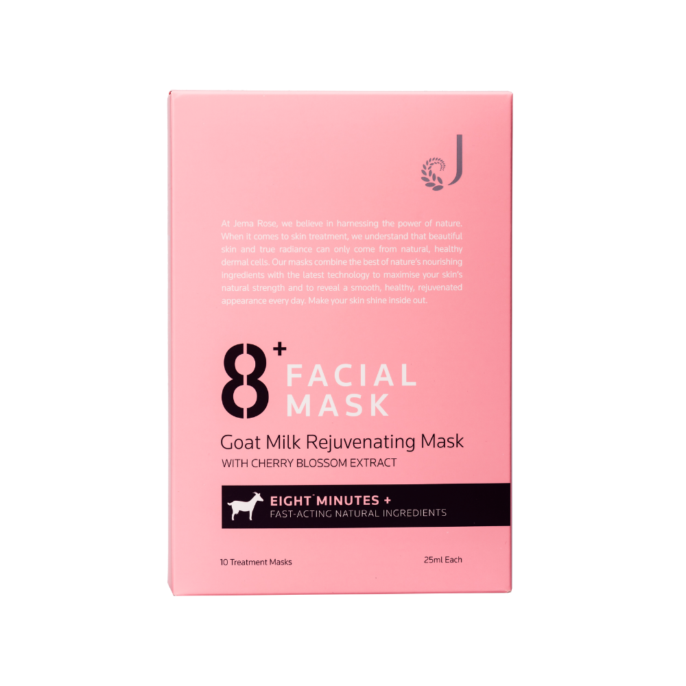Jema Rose 8+ Minute Goat Milk Rejuvenating Mask 10pcs/box