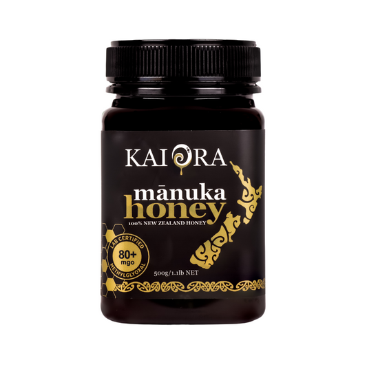 Kai Ora MGO80+ Manuka Honey Black Label 500g 08/2025