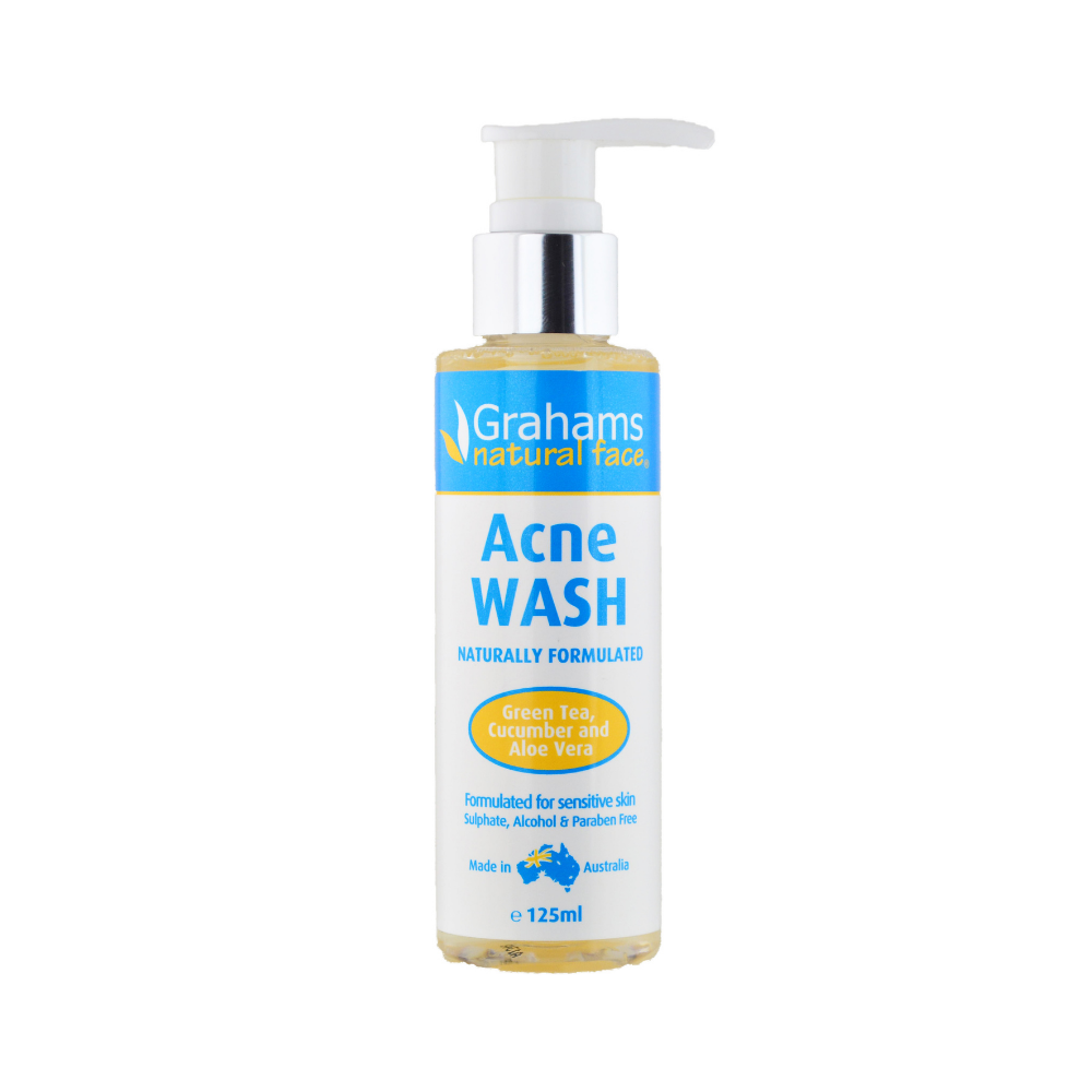 Grahams Natural Acne Wash 125ml(Short Expiry Date)