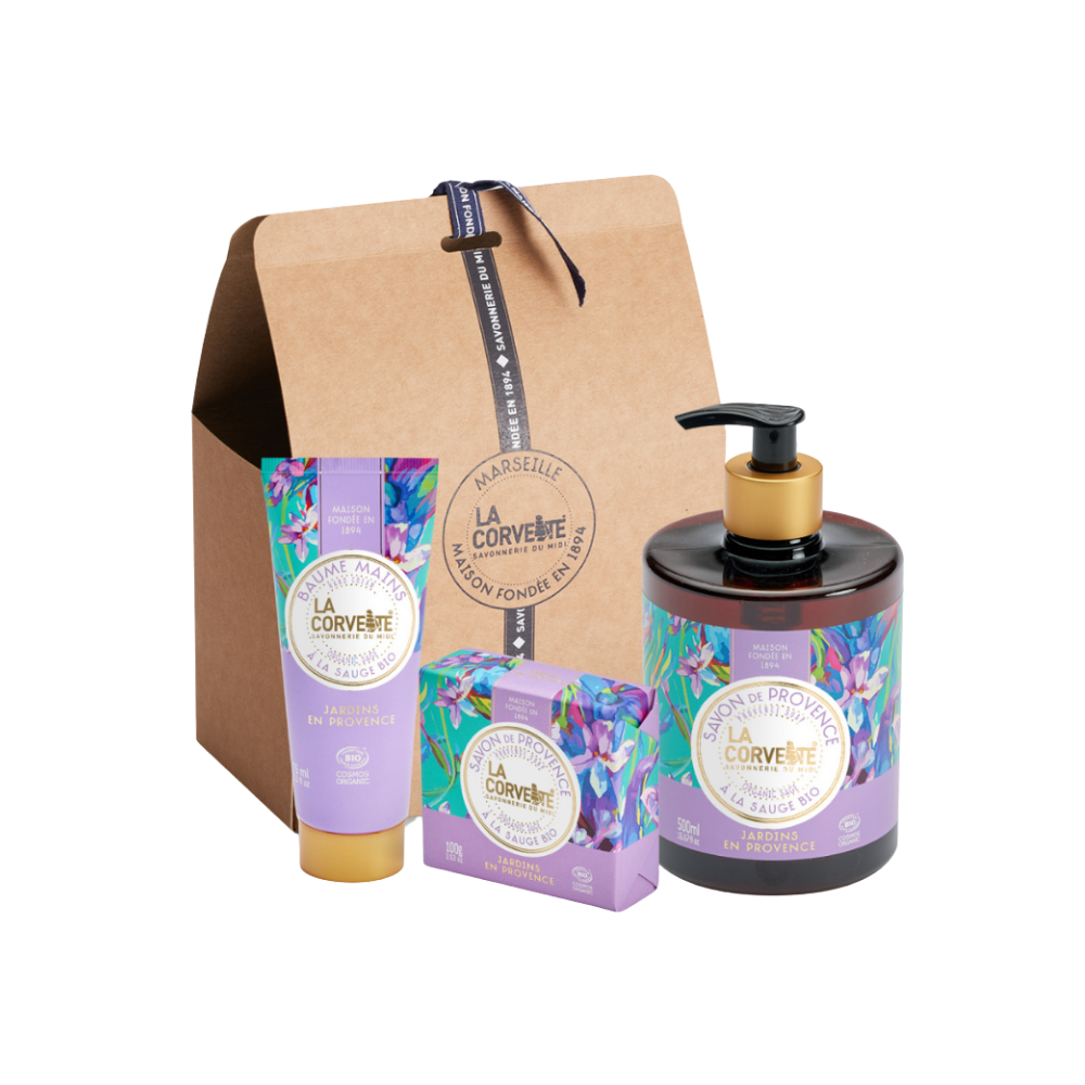 La Corvette JARDINS EN PROVENCE Organic Sage Gift Set