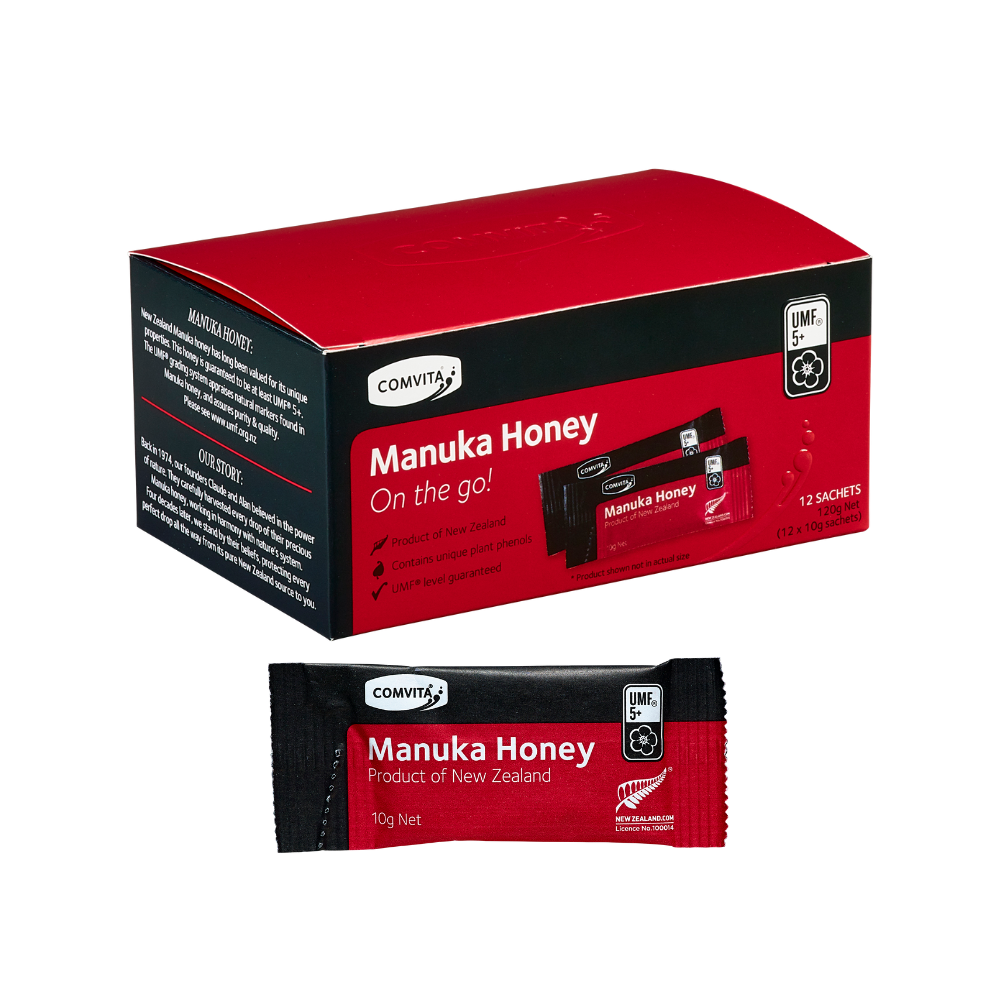 Comvita UMF® 5+ Manuka Honey On-The-Go 10g *12 Sachets