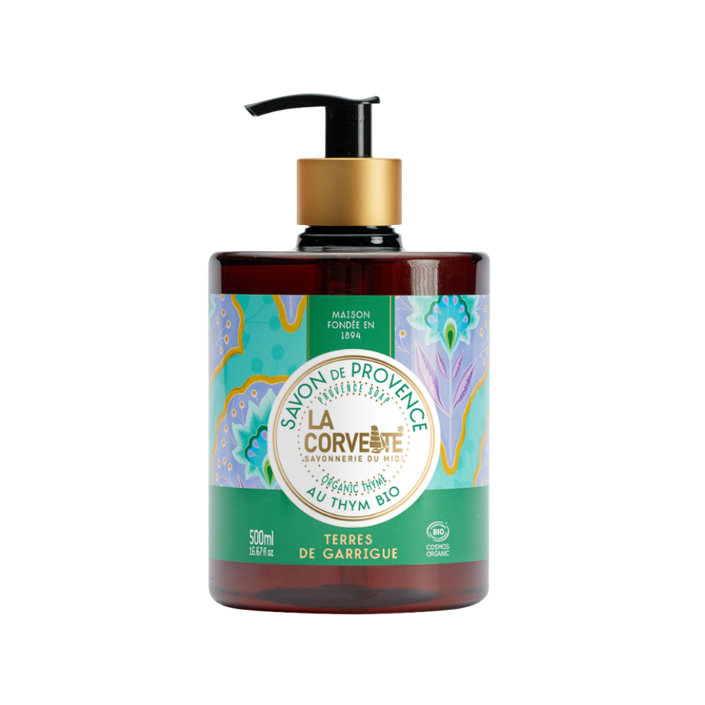 La Corvette TERRES DE GUARRIGUE Organic Thyme Liquid Soap 500ml
