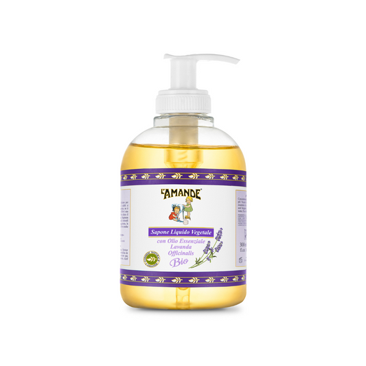 L'Amande Organic Lavanda Officinalis Liquid Soap From Piedmont 300ml