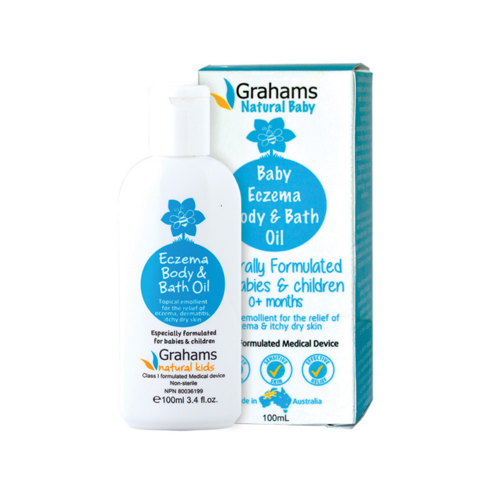 Grahams Natural Baby Eczema Body and Bath Oil 100ml