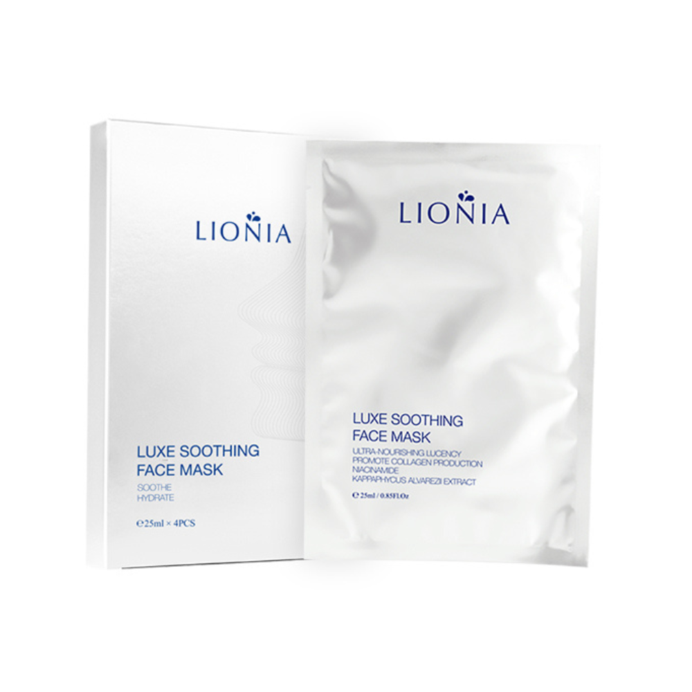 Lionia Luxe Soothing Face Mask(white) 25ml*5