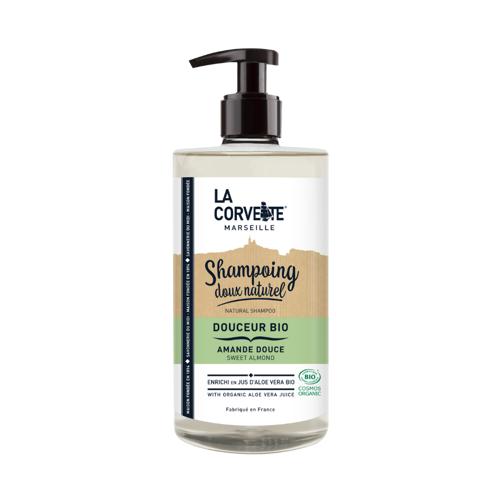 La Corvette Marseille Sweet Almond Organic Shampoo 500ml