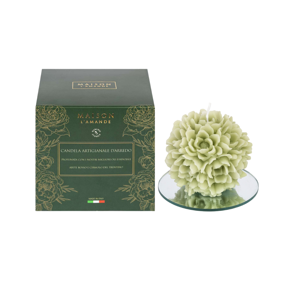 L'Amande Hand Made Scented Candle "Red Pine & Spruce Of Trentino" 40H