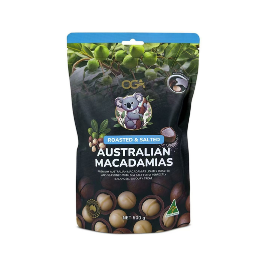 OGA Koala - Australian Macadamians Roasted & Salted 500g