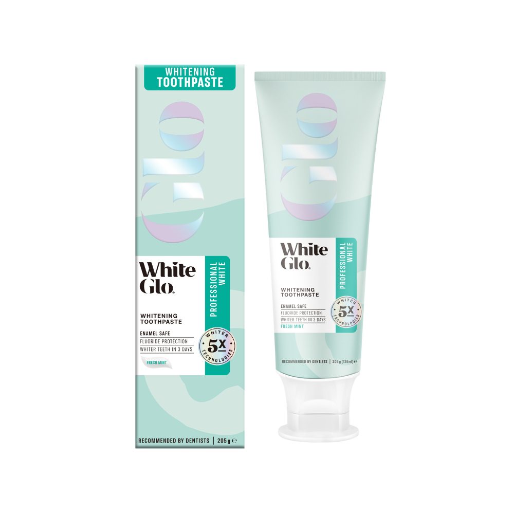 White Glo Professional White Whitening Toothpaste 205g – Euro Classic