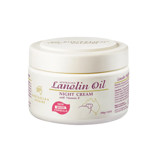 G&M Cosmetics Australian Lanolin Oil Night Cream 250g