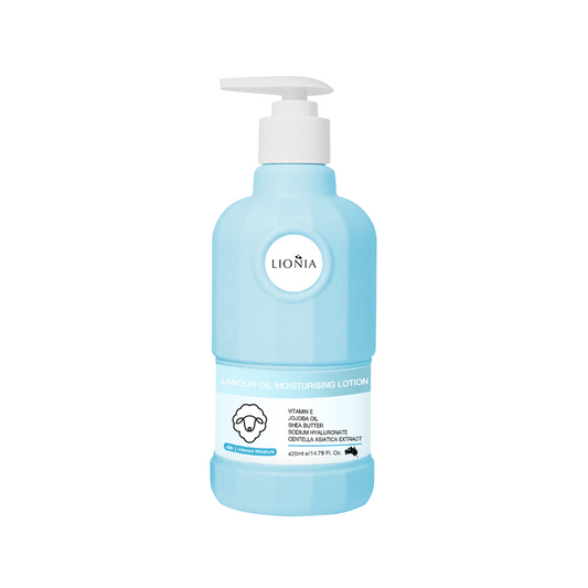 Lionia Lanolin Oil Moisturising Body Lotion 420ml