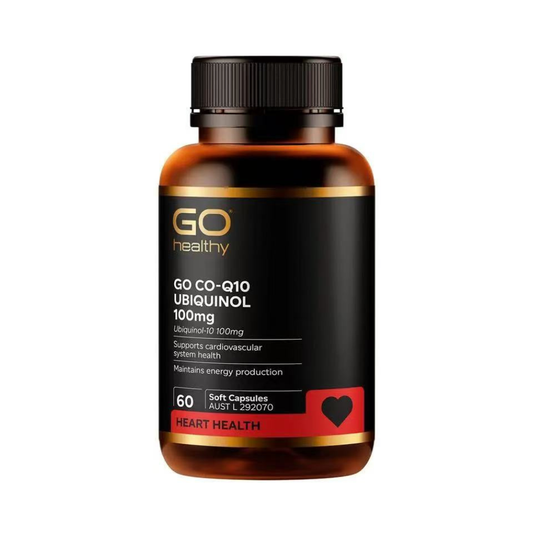 GO Healthy GO CO-Q10 Ubiquinol 100mg 60 Capsules