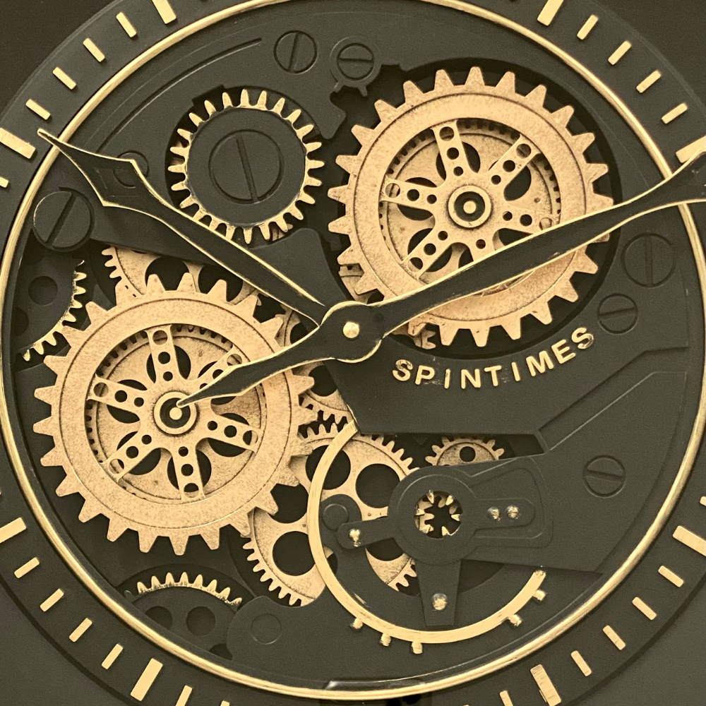 Vanguard Universal Luxurious Rotating Gears Clock CCM-1662