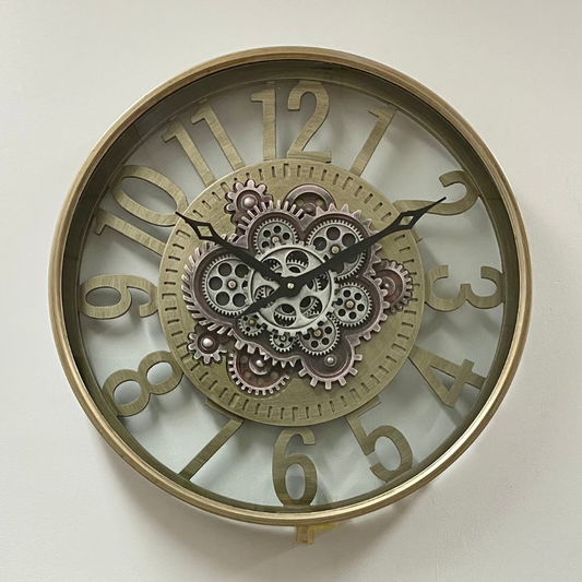 Vanguard Universal Luxurious Rotary Gears Clock CCM-1733