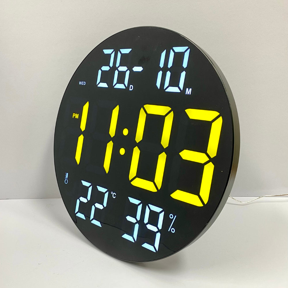 Vanguard Universal Multifunctional LED Clock CGH-8011 (Yellow)