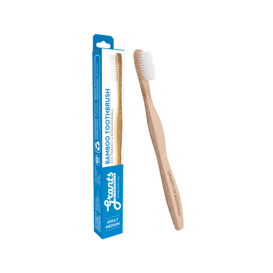 Grants of Australia Adult Bamboo Toothbrush - Medium