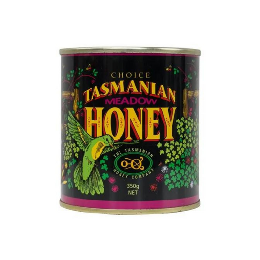 Tasmanian Honey Meadow Metal Can 350g (Not For Sale In WA)