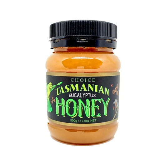Tasmanian Honey Eucalyptus Plastic Jar 500g (Not For Sale In WA)