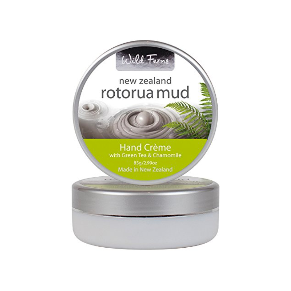 Wild Ferns Rotorua Mud Hand Creme with Green Tea & Chamomile 85g