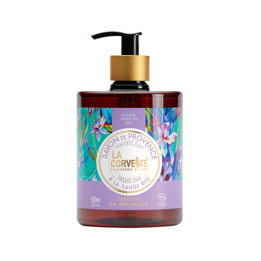 La Corvette JARDINS EN PROVENCE Organic Sage Liquid Soap 500ml