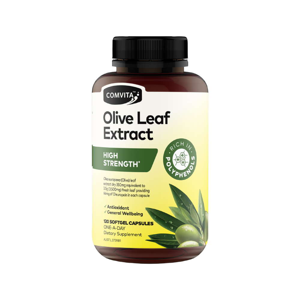 Comvita Fresh-Picked Olive Leaf Extract - High Strength 120 Capsules