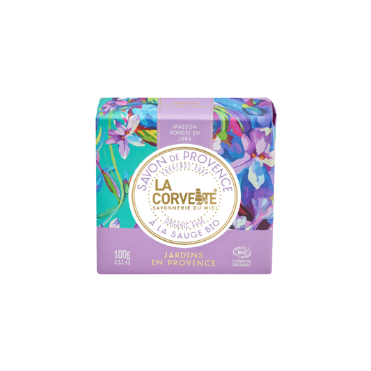 La Corvette JARDINS EN PROVENCE Organic Sage Soap 100g