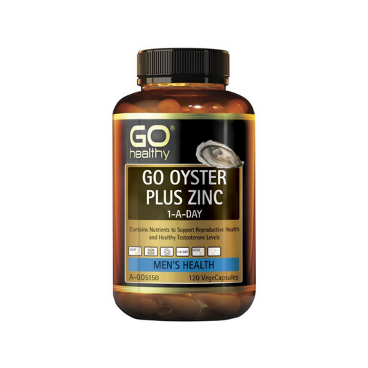 Go Healthy Oyster Plus Zinc 120 Vege Capsules