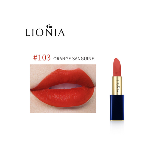 Lionia Velvet Smooth Luxe Lip Color 103 Orange Sanguine 3.8g