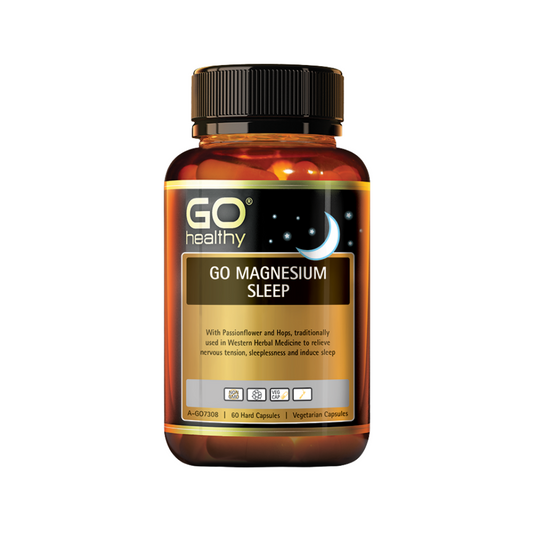 Go Healthy Magnesium Sleep 60 Vege Capsules