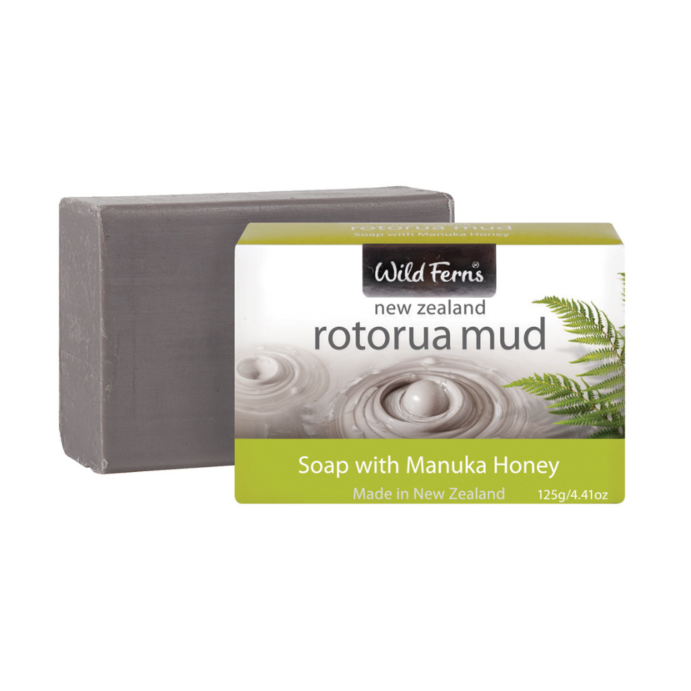Wild Ferns Rotorua Mud Soap with Manuka Honey 125g