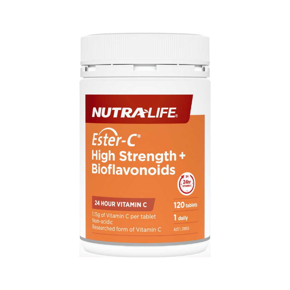 Nutra-Life Ester-C High Strength + Bioflavonoids  120Tablets