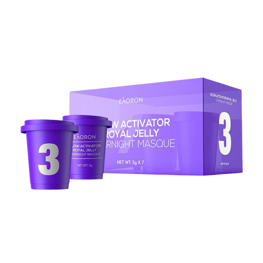 Eaoron Glow Activator Royal Jelly Overnight Masque 5g*7