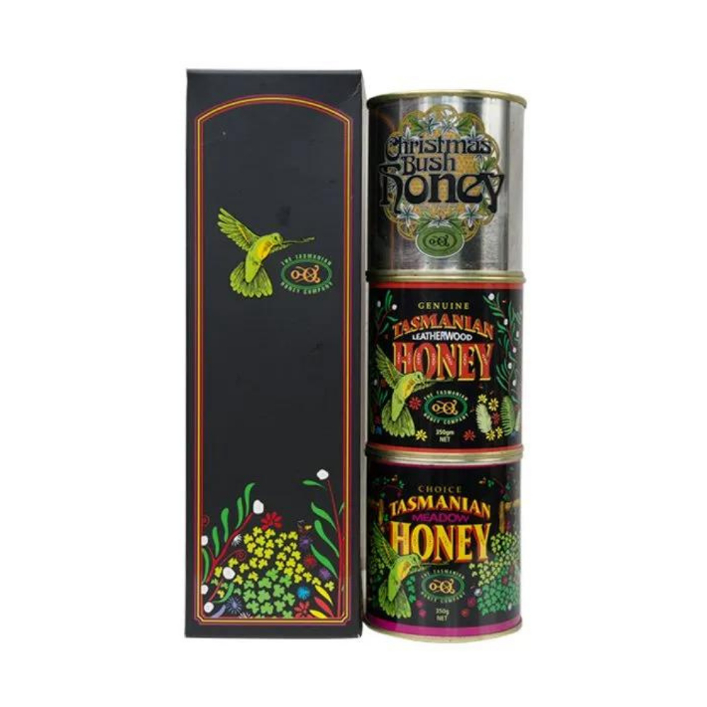 Tasmanian Honey 3*350g Metal Can Gift Set