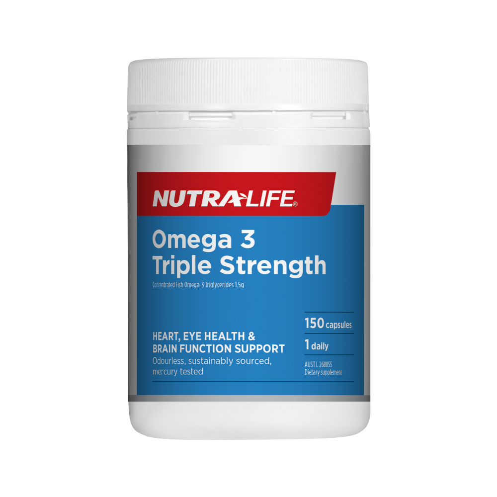 Life Omega Nutra-Life Omega 3 Triple Strength 150 Capsules – Euro Classic
