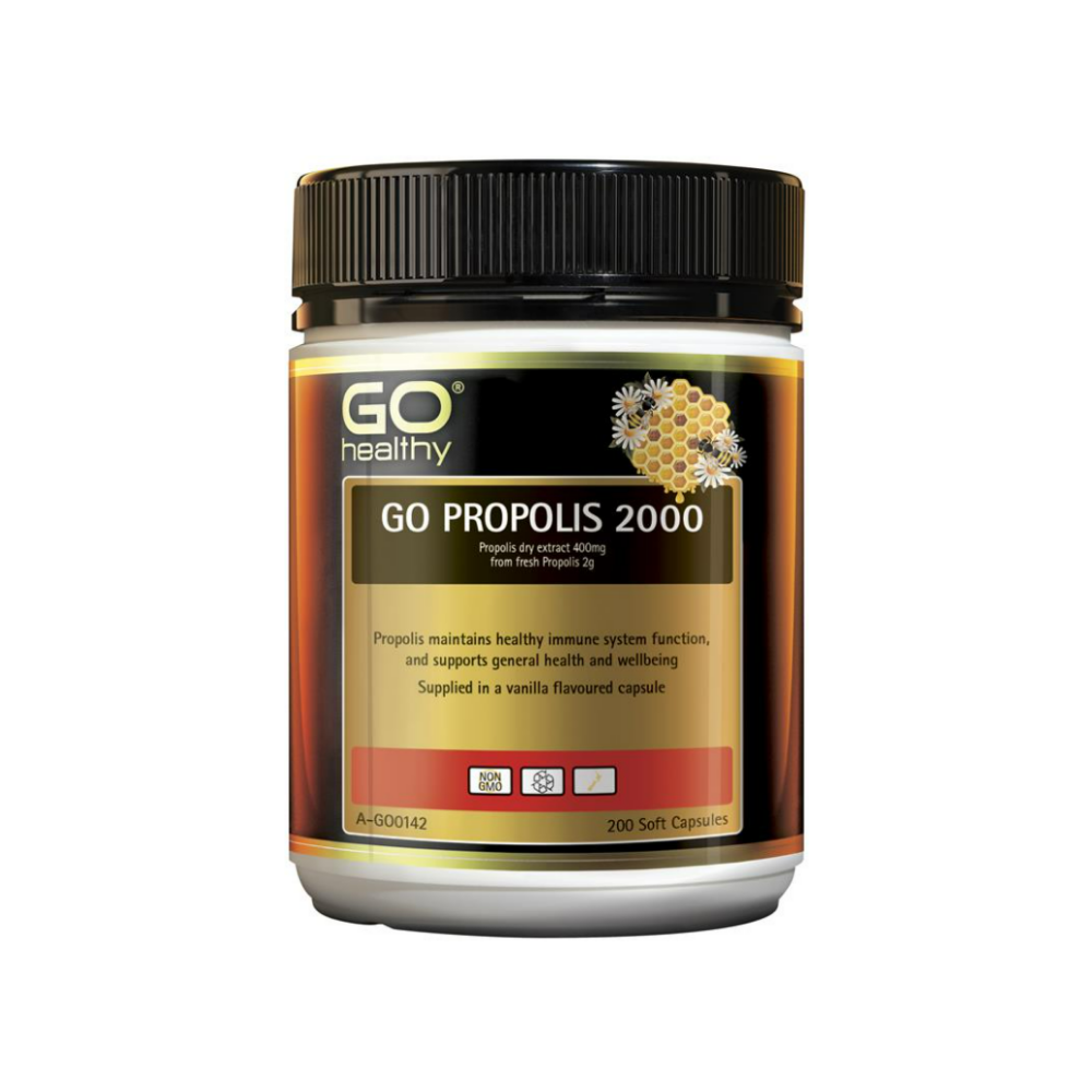 Go Healthy Propolis 2,000mg 200 Softgel Capsules