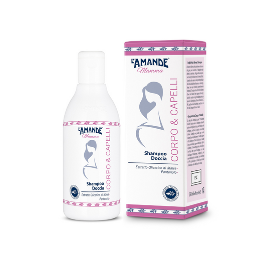 L'Amande Mamma Body & Hair Shower Shampoo 250ml