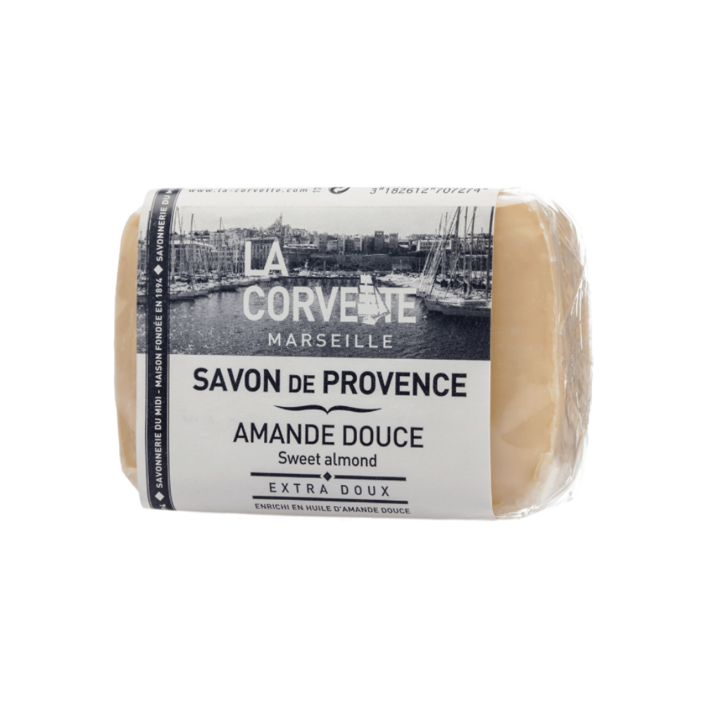 La Corvette Marseille Savon de Provence Sweet Almond Soap 100g
