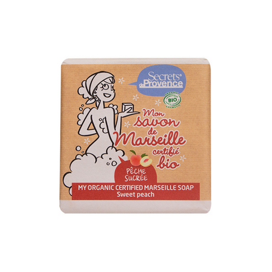 Secrets de Provence Sweet Peach Marseille Soap 100g